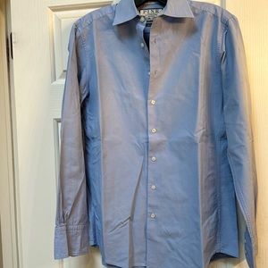 Pink brand dress shirt.